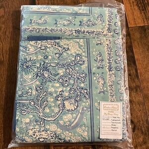 Couleur Nature Tablecloth - La Mer Aqua - never used.